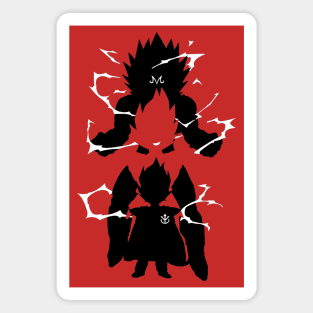 Evil Saiyan Prince Magnet